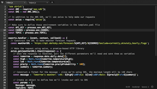 Lambda Weather