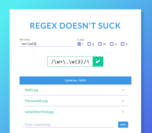 Regex Doesn't Suck